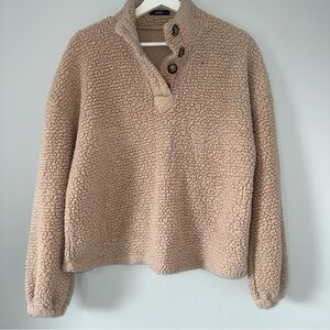 SHEIN Tan Sherpa Jacket